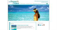 Desktop Screenshot of mon-voyage-tahiti.com