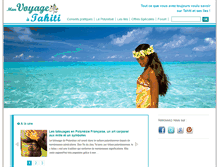 Tablet Screenshot of mon-voyage-tahiti.com